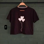 تیشرت کراپ نخ پنبه