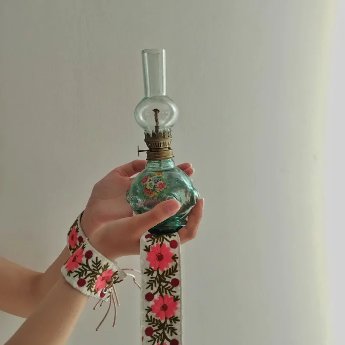 مچ بند کتان گلدوزی