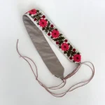 کمربند کتان گلدوزی