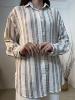 شومیز ساده راه راه