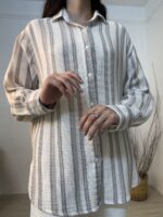 شومیز ساده راه راه