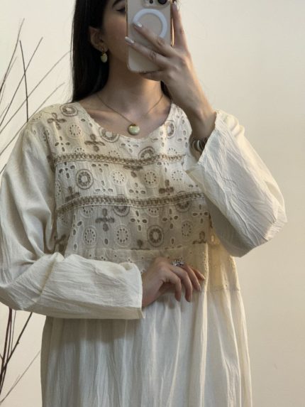 پیراهن تابستانی نخی